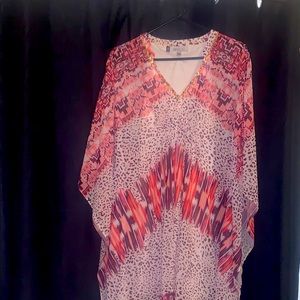 Jennifer Lopez Multi- Pattern Dress, Size Large